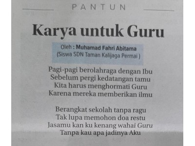 Karya Untuk Guru